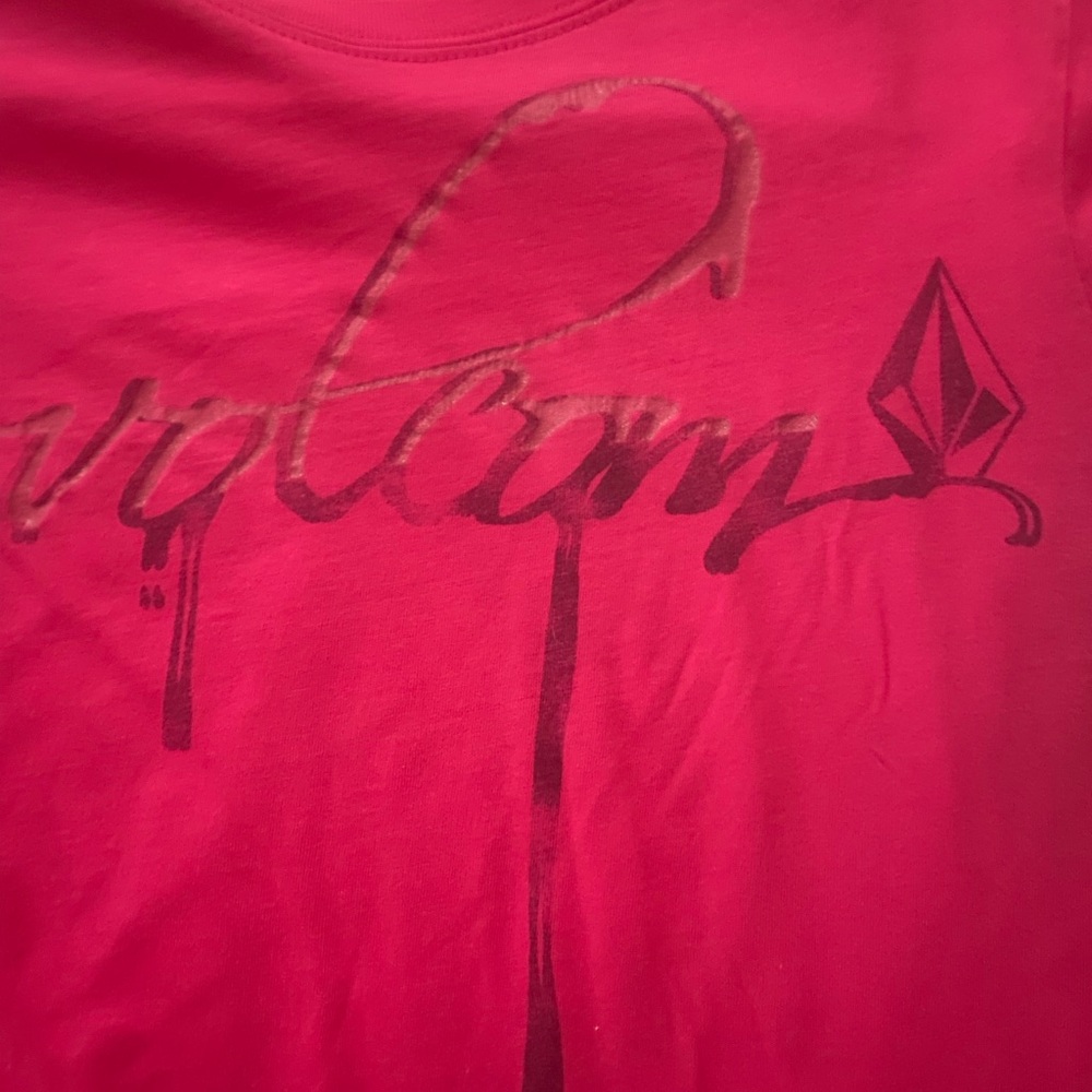 Volcom Pink Short Sleeve Tee